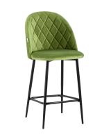 Стул полубарный Марсель велюр травяной
