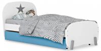 Кровать Polini Kids Mirum, голубой фото Кровать Polini Kids Mirum, голубой. Фото №1