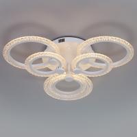 Потолочная люстра Eurosvet Wellen 90226/6 белый фото Потолочная люстра Eurosvet Wellen 90226/6 белый. Фото №1