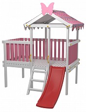 Комплекс игровой ДК6Р, розовый, серый. Фото №2