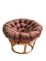 Кресло Папасан 23/01 с коричневой подушкой фото Кресло Папасан 23/01 с коричневой подушкой. Фото №1
