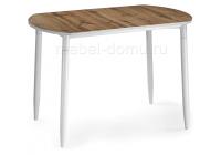 Стол деревянный раскладной Гуанг дуб вотан / белый фото Стол деревянный раскладной Гуанг дуб вотан / белый