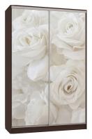 Шкаф-купе Гранд 7-600 розы (полки слева) венге