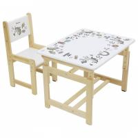 Набор учебный Polini kids Eco 400 SM, белый. Фото №1