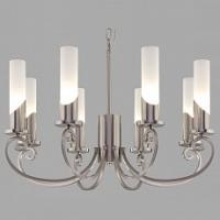 Подвесная люстра Eurosvet Banci 60117/8 никель. Фото №1