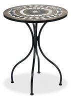 Стол Secret de Maison ROMEO (mod. PL08-7451RV) металл, 60*72см, черный /плитка калейдоскоп фото Стол Secret de Maison ROMEO (mod. PL08-7451RV) металл, 60*72см, черный /плитка калейдоскоп. Фото №1
