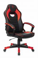 Кресло игровое Zombie GAME 16 черный/красный текстиль/эко.кожа крестовина пластик фото Кресло игровое Zombie GAME 16 черный/красный текстиль/эко.кожа крестовина пластик. Фото №1