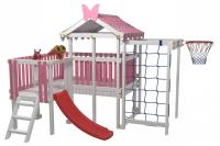 Комплекс игровой ДК10Р, розовый, серый