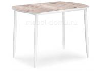 Стол деревянный раскладной Гуанг бискайская сосна / белый фото Стол деревянный раскладной Гуанг бискайская сосна / белый