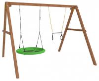 Качели детские Р911-26, коричневый. Фото №1