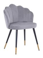 Стул Камилла велюр серый. Фото №1