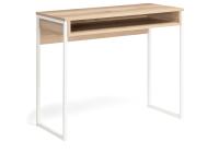 Стол, Лео Лофт дуб делано светлый / матовый белый фото Стол, Лео Лофт дуб делано светлый / матовый белый. Фото №1