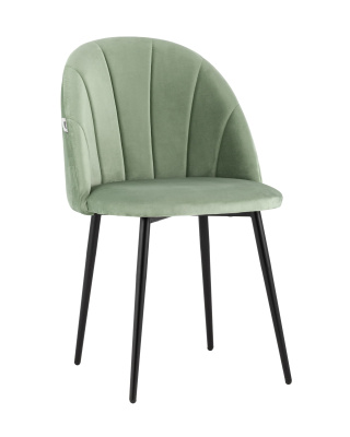 Стул Логан велюр фисташковый. Фото