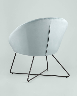 Кресло Колумбия пыльно-голубое. Фото №5