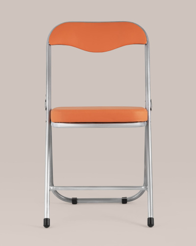 Стул складной ДЖОН металлик, оранжевый. Фото №5