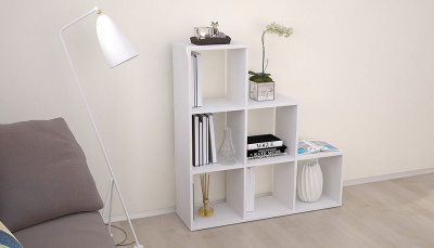 Стеллаж Polini Home Smart, белый. Фото