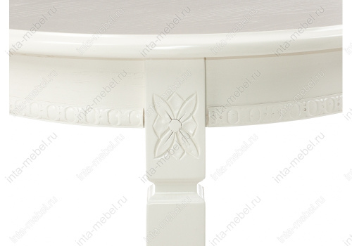 Стол деревянный Romeo без патины / молочный. Фото №7