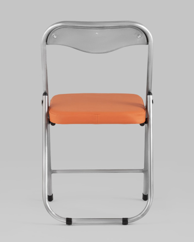 Стул складной ДЖОН металлик, оранжевый. Фото №6