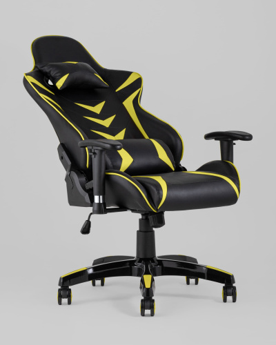 Кресло игровое TopChairs Corvette желтое. Фото №8