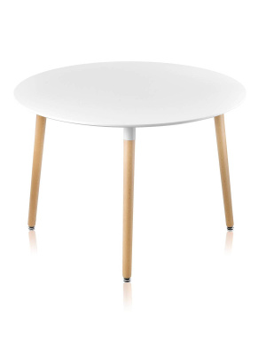 Стол Oslo 100, белый фото Стол Oslo 100, белый. Фото №4