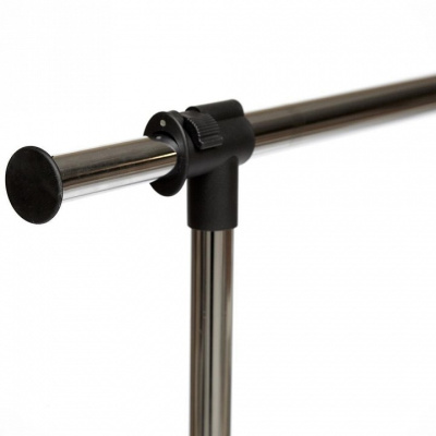 Вешалка NY-3294-2 металл, 84x44x94-167 см, хром/черный. Фото