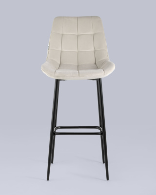 Стул барный Флекс велюр бежевый. Фото №5