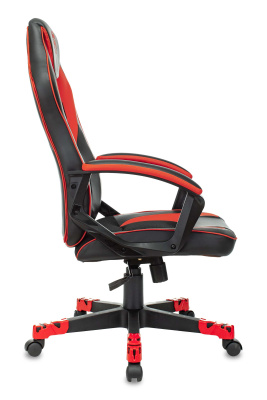 Кресло игровое Zombie GAME 16 черный/красный текстиль/эко.кожа крестовина пластик фото Кресло игровое Zombie GAME 16 черный/красный текстиль/эко.кожа крестовина пластик. Фото №5