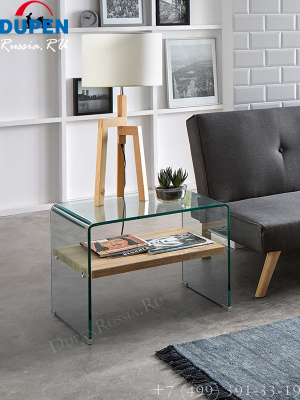 Тумба прикроватная DUPEN М-130 прозрачная. Фото