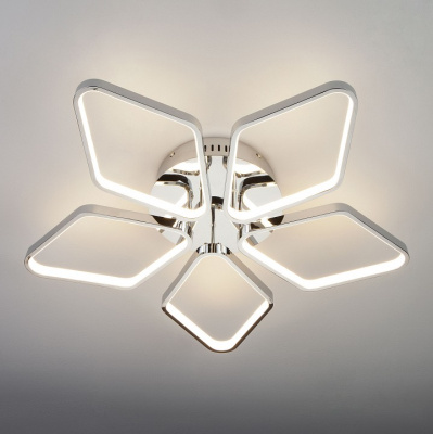 Потолочная люстра Eurosvet Kalifea 90081/5 хром 65W. Фото №2