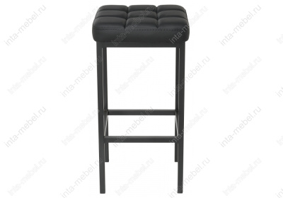 Барный стул Лофт кожзам d6 / черный матовый фото Барный стул Лофт кожзам d6 / черный матовый. Фото №2