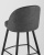 Стул барный Лион темно-серая экокожа. Фото №9