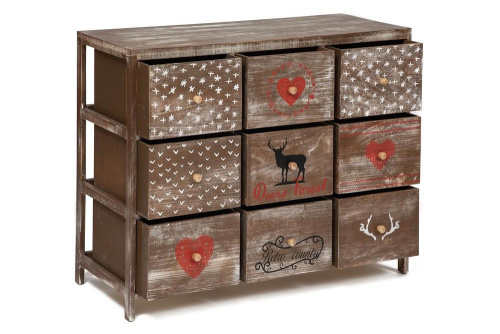 Комод с 9 ящиками Maritime 9 H x 16-007NS. Фото №5