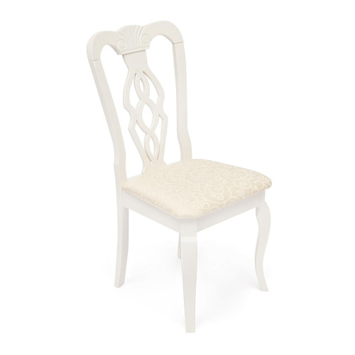 Стул с мягким сиденьем Aphrodite (Butter white). Фото №1