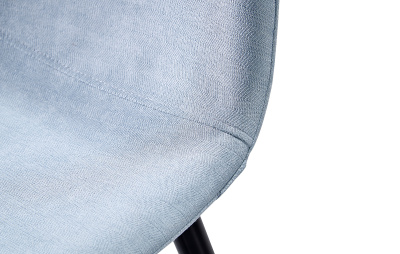 Барный стул 350B голубой/черный. Фото №5