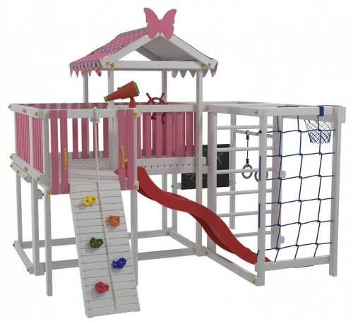 Комплекс игровой ДК3Р, розовый, серый. Фото №5