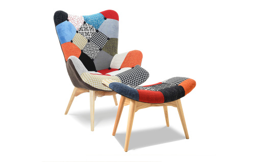 Кресло Contour DС-917(P) patchwork-лоскутный микс. Фото №7