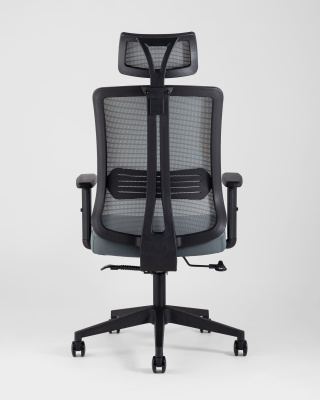 Кресло руководителя TopChairs Post серое. Фото №5