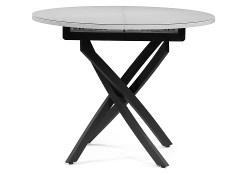 Стол Лауриц черный / белый раскладной. Фото №2