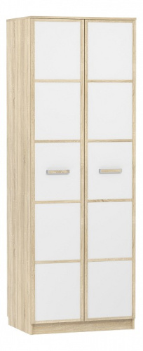 Фанк НМ 014.07 М Шкаф для одежды Белый, Дуб Сонома. Фото №1