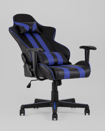 Кресло игровое TopChairs Camaro синее. Фото №8