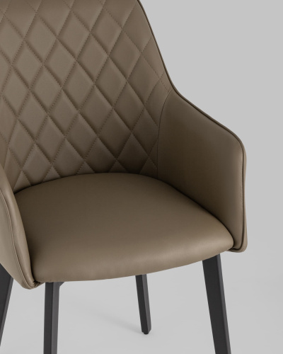 Стул Прайм экокожа коричневая. Фото №9