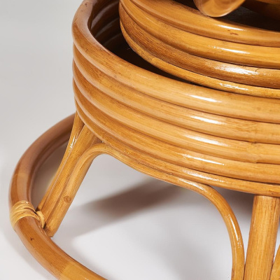 Кресло-качалка плетёное Papasan 23/01B + Подушка Honey. Фото №3