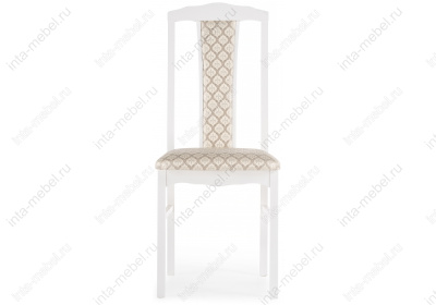 Стул деревянный Гроджин белый / бежевый. Фото