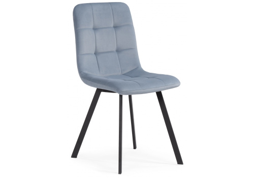 Стул Bruk light blue / black фото Стул Bruk light blue / black. Фото №1