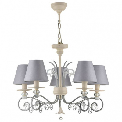 Подвесная люстра Maytoni Wings ARM993-PL-05-W. Фото