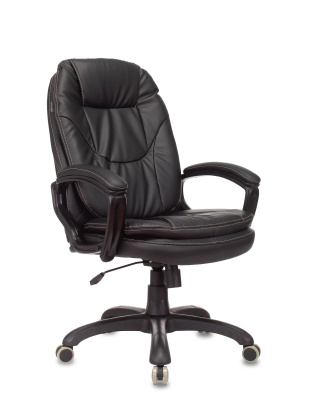 Кресло руководителя Бюрократ CH-868N черный эко.кожа крестовина пластик. Фото №3