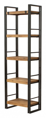 Стеллаж Secret De Maison CITY ( mod. CTY L04-60 ) металл/дерево акация, 60х35х190см, коричневый дым (smoke brown B034) фото Стеллаж Secret De Maison CITY ( mod. CTY L04-60 ) металл/дерево акация, 60х35х190см, коричневый дым (smoke brown B034). Фото №2