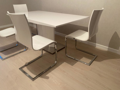 Стол DUPEN DT-01 белый фото Стол DUPEN DT-01 белый. Фото №3