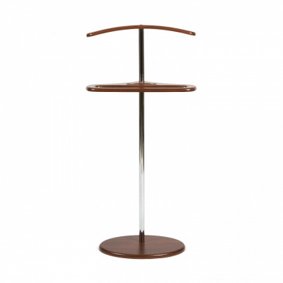 Вешалка HILTON МДФ/металл, 27,5*50*105 см, Орех. Фото