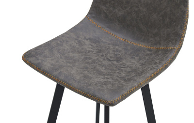 Стул полубарный CQ-8307A-6 серый 2089. Фото №2